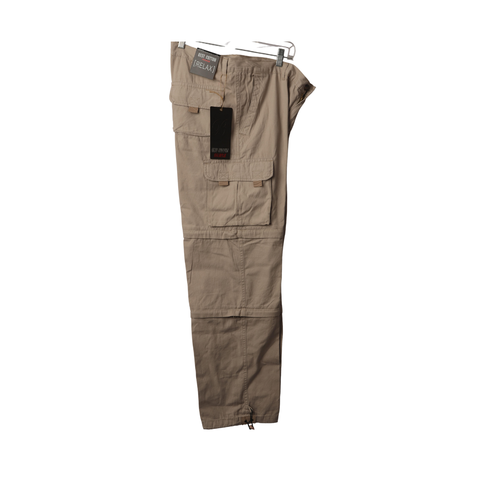 Long pant solid color khakhi front (3139)